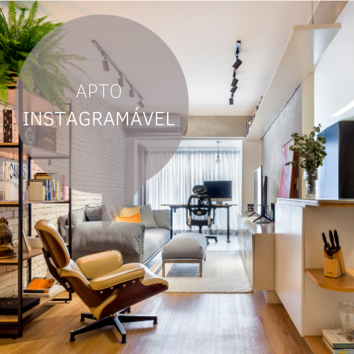 apartamento- instagramável; reforma-de-apartamento; estilo-industrial; ambientes-integrados; cozinha-aberta