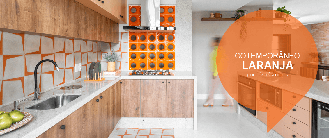 laranja-contemporâneo; cor-laranja; casa-antiga; projeto-de-reforma; lívia-ornellas